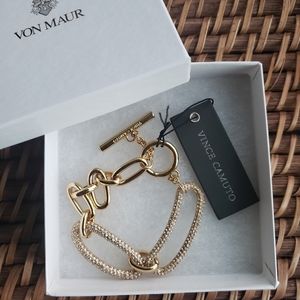 Vince Camuto gold plated fashion bracelet